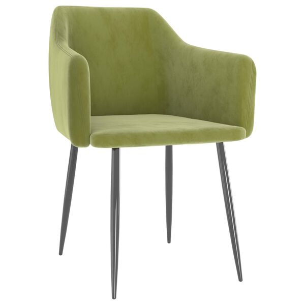 vidaXL s&ouml;&ouml;gitoolid 2 tk, heleroheline, samet