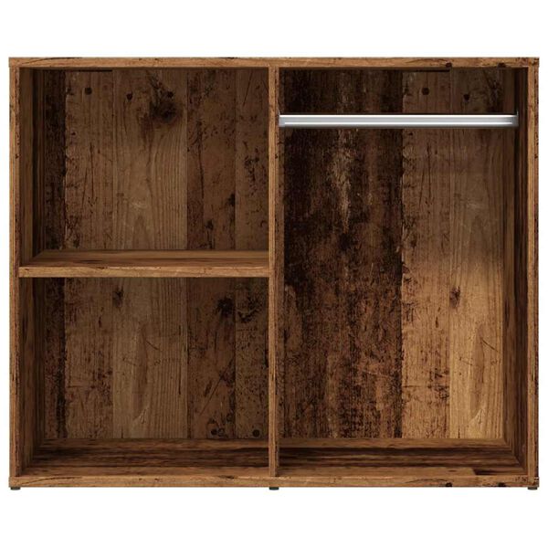 vidaXL riietekapp Old Wood 80x40x65 cm Engineered Wood