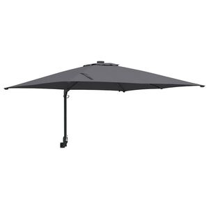 vidaXL Aedapara Antratsiit 248,5 x 247,5 x 160 cm Pol&uuml;ester ja teras