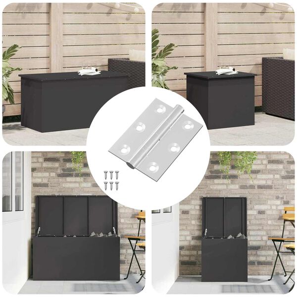 vidaXL Hing 12 pcs H&otilde;bedane 50 x 38 x 1,3 mm Teras