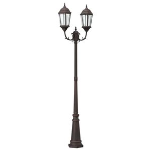 vidaXL Aia Valgus Pronksjas 68 x 20 x 235 cm Alumiinium ja klaas