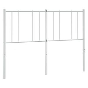 vidaXL metallist vahetatav voodipeats, valge, 120 cm