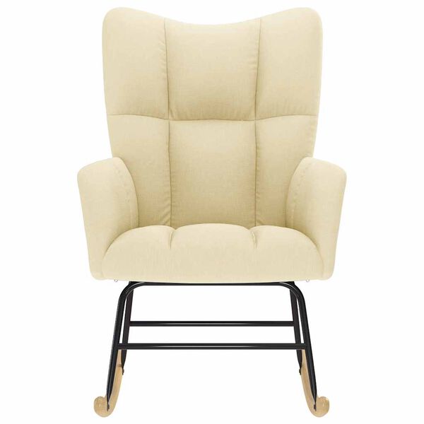 vidaXL kiiktool, kreemjasvalge, kangas