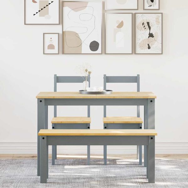 vidaXL 4-osaline s&ouml;&ouml;gilauakomplekt PANAMA, m&auml;nnipuit