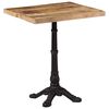 vidaXL bistroolaud, 60 x 60 x 77, toekas t&ouml;&ouml;tlemata mangopuit