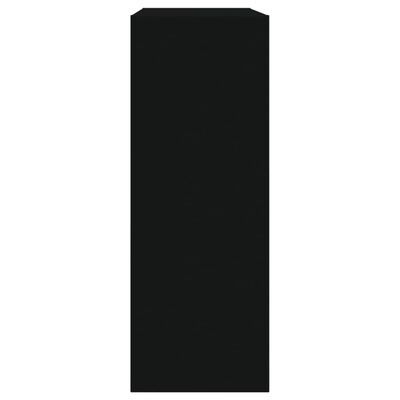vidaXL jalatsikapp, must, 60x21x57 cm, tehispuit