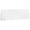vidaXL Kanakpuur 2 tk H&otilde;bedane 600 x 100 x 210 cm Tsingitud teras
