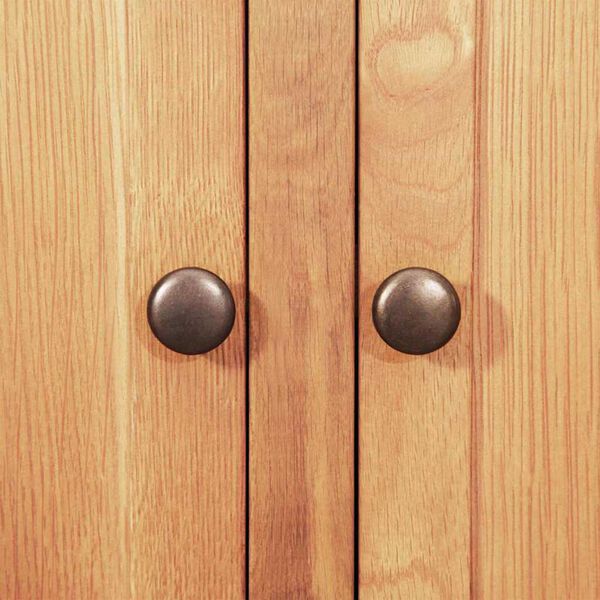 vidaXL K&otilde;ide Pruun 112 x 33.5 x 70 cm Tugev tammepuit