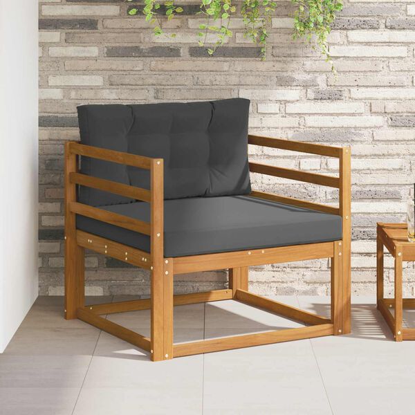 vidaXL V&auml;ljas Keskmine Diivan Tugev akatsiapuu Neutraalne