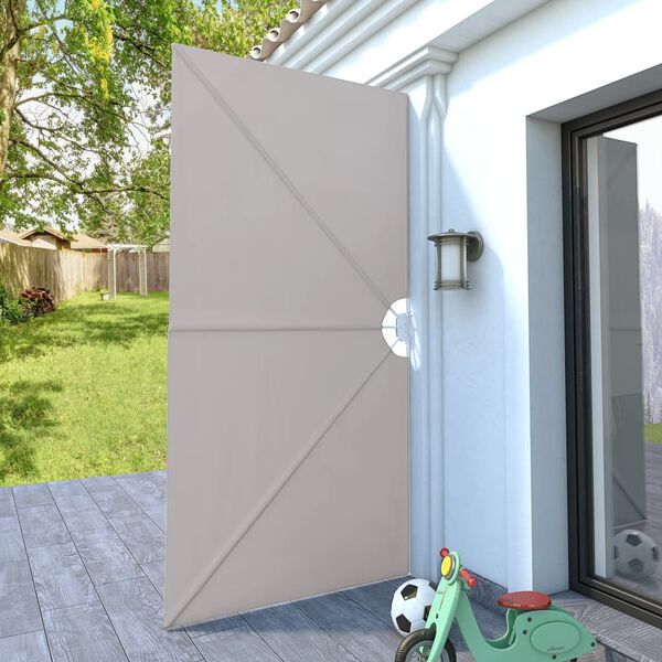 vidaXL kokkupandav terrassi k&uuml;lgmarkiis kreemjasvalge 300 x 150 cm