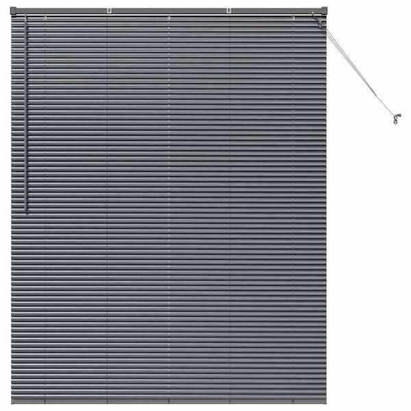 vidaXL Venetsi Rulood Tumehall 175 x 140 cm Alumiinium