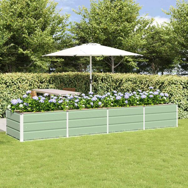 vidaXL Taimekast Roheline 320 x 80 x 45 cm Teras