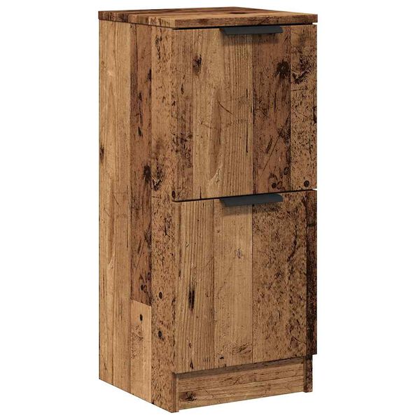 vidaXL puhvetkapp Old Wood 30x30x70 cm Engineered Wood