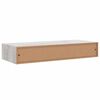 vidaXL sahtliga seinariiulid, 2 tk, betoonhall, 60x23.5x10cm, MDF
