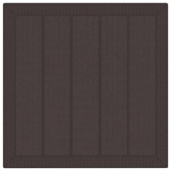 vidaXL Aia s&ouml;&ouml;gilaudade komplekt 5 pcs Pruun Pol&uuml;prop&uuml;leen