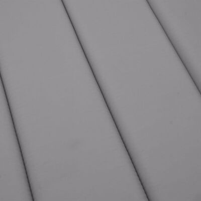vidaXL päevitustooli padi, hall, 200x50x3 cm, oxford kangas