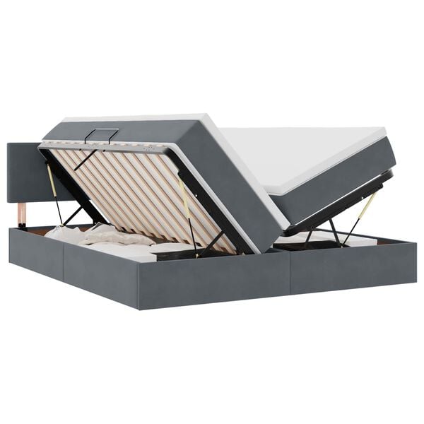 vidaXL Laos voodi madratsiga peaga ladustamisega Tumehall 90 x 200 cm