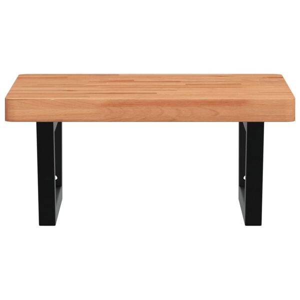 vidaXL seinale kinnitatav valamuriiul, teras ja p&ouml;&ouml;kpuit