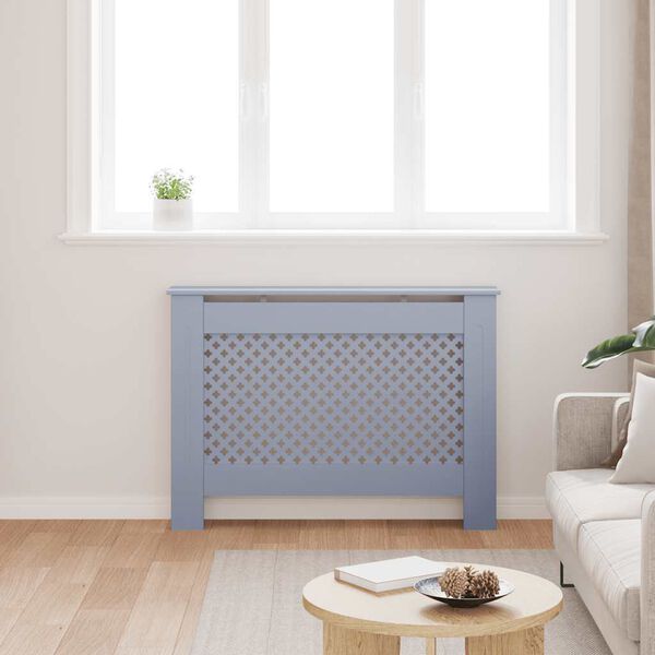 vidaXL radiaatorikate antratsiit 112 x 19 x 81,5 cm, MDF