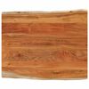 vidaXL lauaplaat 90x80x3,8 cm ristk&uuml;lik akaatsiapuit naturaalne serv