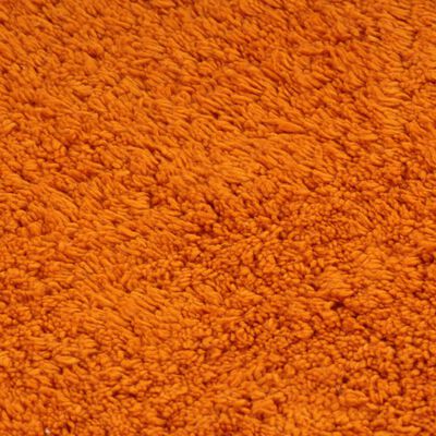 vidaXL 3-osaline vannitoamattide komplekt, kangas, oranž