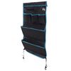 vidaXL Hoiustamise kott Must ja Sinine 91 x 47,5 cm oxford