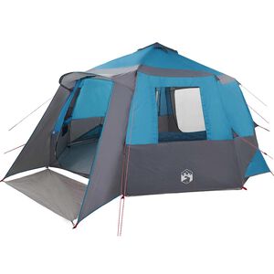 vidaXL Kabiintelt 12-inimesega Sinine ja Hall 500 x 500 x 294 cm
