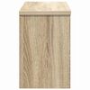 vidaXL Seinale kinnitatav riidepuu uksega Sonoma tamm 50 x 20 x 30 cm