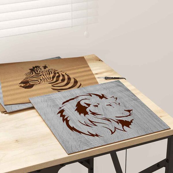 vidaXL Dekor Paneelid 50 pcs Hall Sonoma 30 x 30 x 0.27 cm Tehispuit