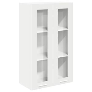 vidaXL Seinakapp ladustamisega uksega Valge 60 x 31 x 100 cm Tehispuit