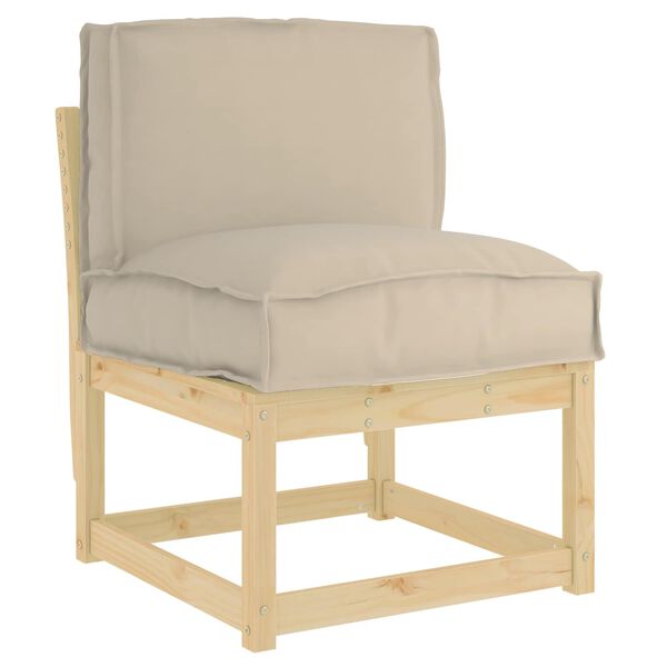 vidaXL Padi Pruunikashall 50 x 40 x 12 cm Oxfordi kangas