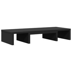 vidaXL monitorialus reguleeritav, must, 60x24x10,5 cm, tehispuit