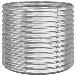 vidaXL aia taimekast, galvaniseeritud teras, 80 x 80 x 68 cm, h&otilde;bedane