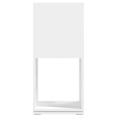 vidaXL pööratav kapp, valge, 34,5x34,5x75,5 cm, puitlaastplaat