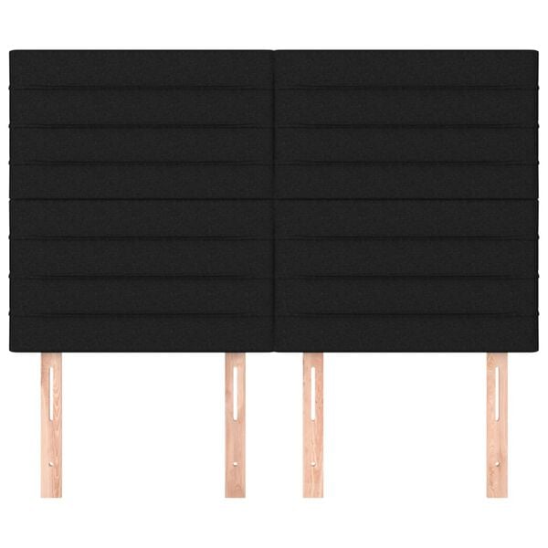 vidaXL peatsiplaat, must, 144 x 5 x 118/128 cm, kangas