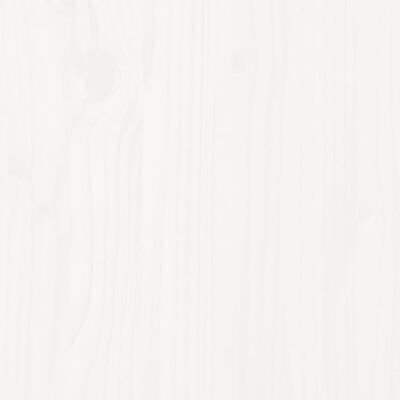 vidaXL aiapink, valge, 82,5 x 35 x 45 cm, männipuit