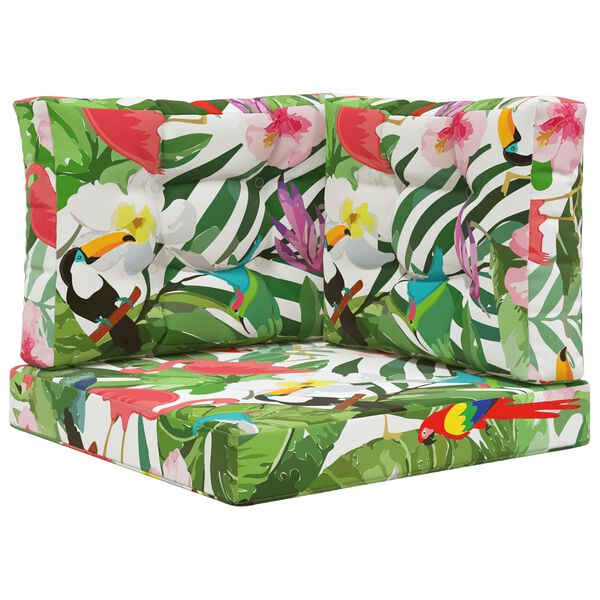 vidaXL V&auml;lim&ouml;&ouml;blitugi patja 3 pcs v&auml;rviline Pol&uuml;ester