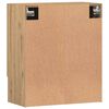 vidaXL Seinakapp Artisan tamm 60x31x70 cm Engineered Wood