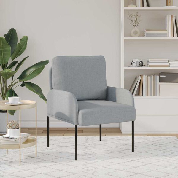 vidaXL Diivanid padjaga 55cm Helehall Vineer