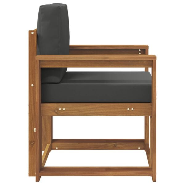 vidaXL &Otilde;uesohva Tugev akaatsiapuit ja pol&uuml;ester Neutraalne