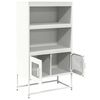 vidaXL Highboard Valge 68x39x123 cm Teras