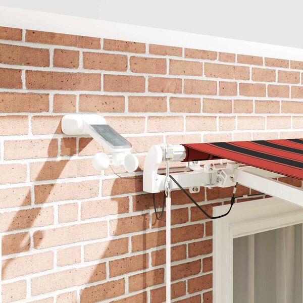 vidaXL K&auml;igukohandatav varikatus Oranž ja pruun 300 x 250 cm