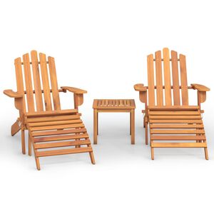 vidaXL 3-osaline Adirondack aiam&ouml;&ouml;bli komplekt, akaatsiapuit