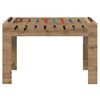vidaXL Foosball laud K&auml;sit&ouml;&ouml; Tamm 125 x 60,5 x 80 cm Tehispuit