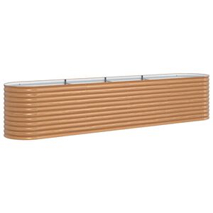 vidaXL K&otilde;rge peenar Pruun 400 x 80 x 81 cm Teras