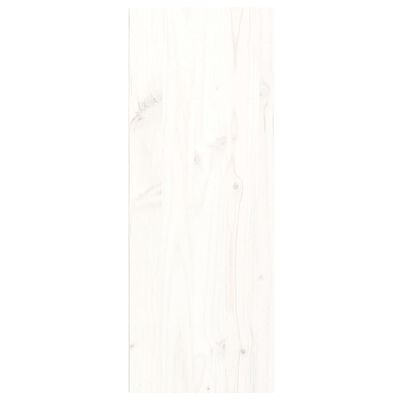 vidaXL seinakapp valge 30x30x80 cm, männipuit