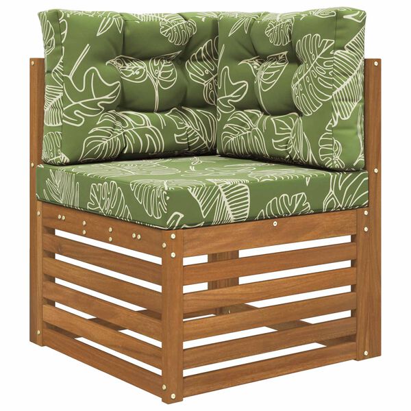 vidaXL V&auml;lim&ouml;&ouml;blitugi patja 3 pcs Lehe Kujundus Pol&uuml;ester