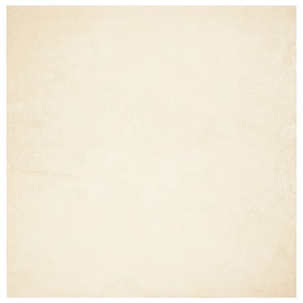 vidaXL vaip "HUARTE", l&uuml;hikese narmaga, pestav, kreemjas, 240x240 cm