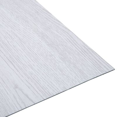 vidaXL iseliimuvad põrandaplaadid 5,11 m², PVC, valge