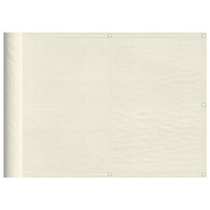 vidaXL r&otilde;dusirm, kreemjas, 75 x 700 cm, 100% pol&uuml;ester oxford